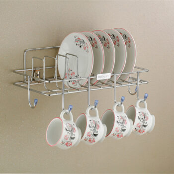 Cup Saucer Stand Wall Mount